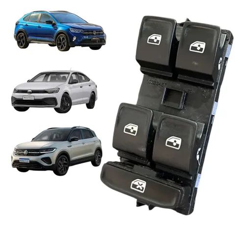 Botão Vidro Elétrico Vw T-cross Polo Virtus Nivus Original