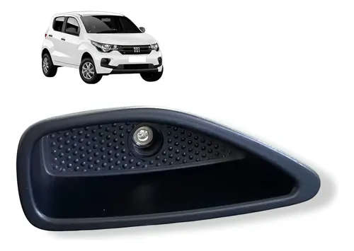 Puxador Interno Maçaneta Traseira Direita Fiat Mobi Original Preto Traseira